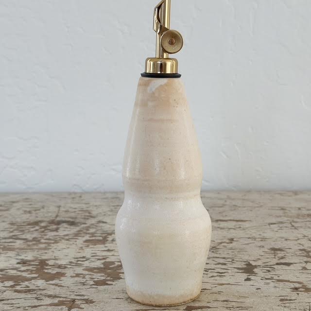 Michelle Hartney Olive Oil Dispenser, Cream