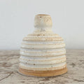 Michelle Hartney Striped Ceramic Candle Holder
