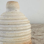 Michelle Hartney Striped Ceramic Candle Holder