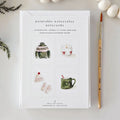 Warm and Cozy Paintable Notecards