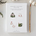 Warm and Cozy Paintable Notecards