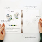 Winter Watercolor Notebook