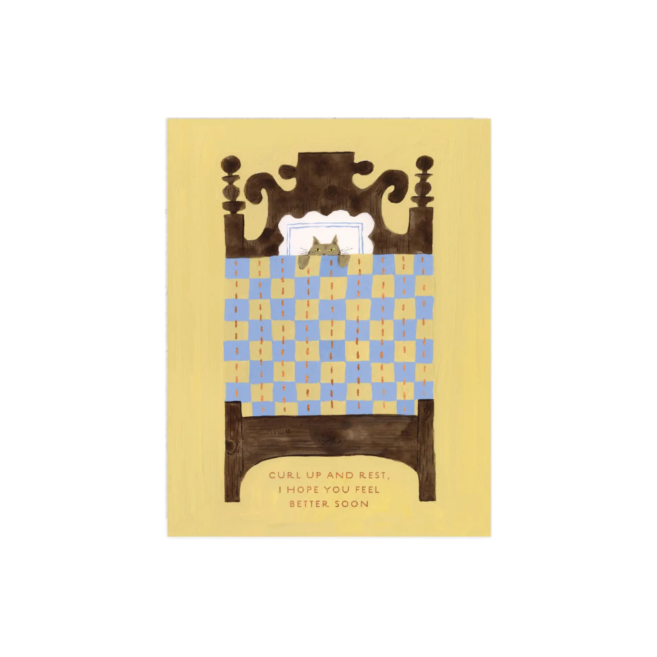 Cat Nap Greeting Card