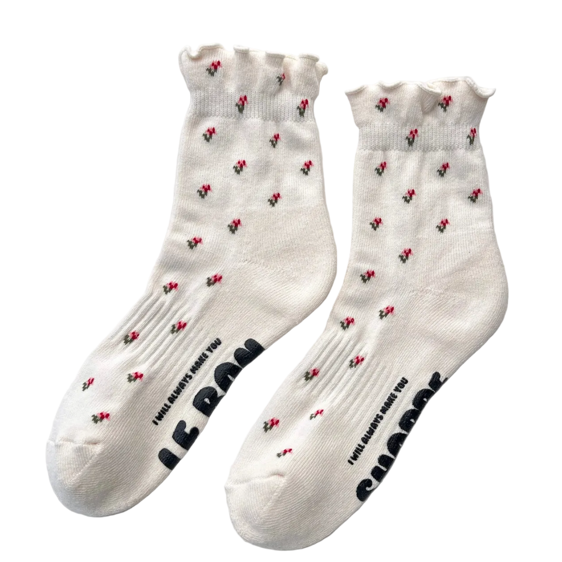 Le Bon Ruffle Crew Sock