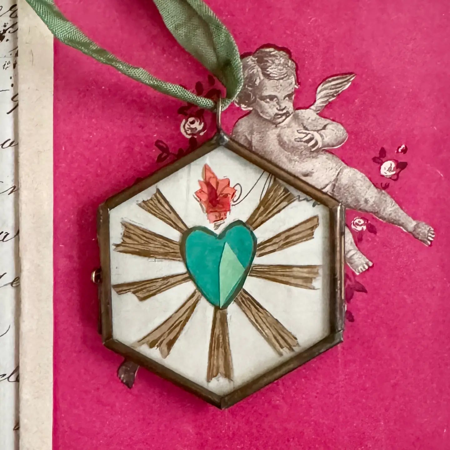 Sacred Heart Art Locket