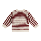 Knit Stripe Baby Cardigan