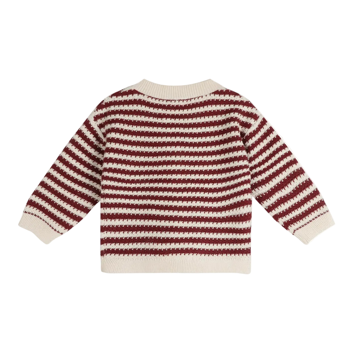 Knit Stripe Baby Cardigan