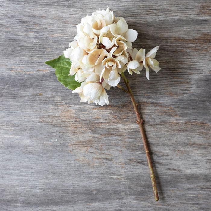 Faux Morning Mist Hydrangea Stem