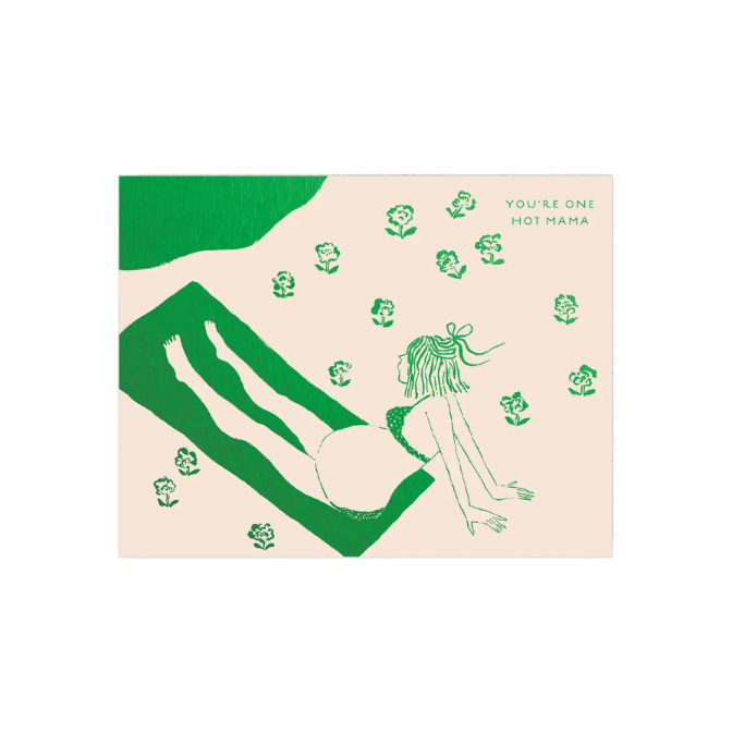 Hot Mama Greeting Card