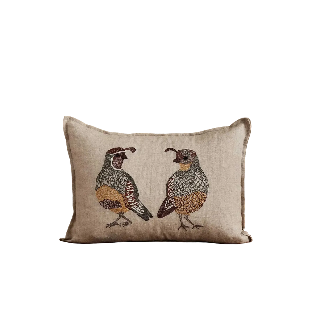 Desert Quail Pillow