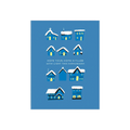 Hanukkah Homes Holiday Card