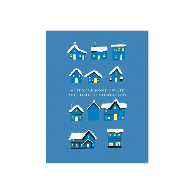 Hanukkah Homes Holiday Card