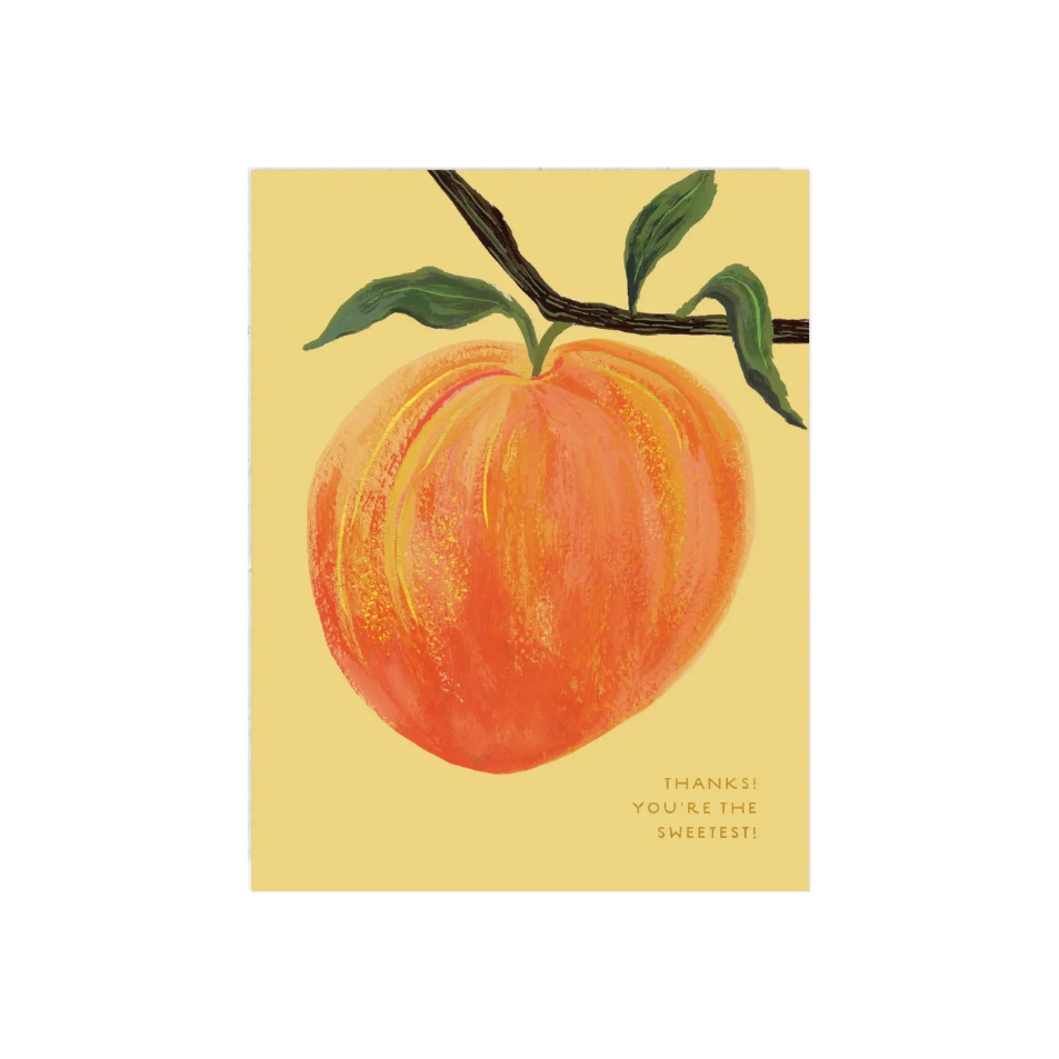 Sweetest Peach Greeting Card