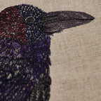 Blackbird with Acorn Pillow