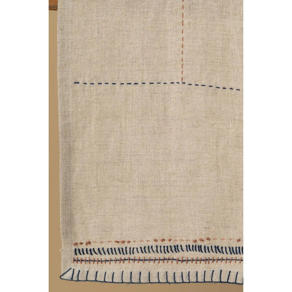 Linen Eucalyptus Table Runner
