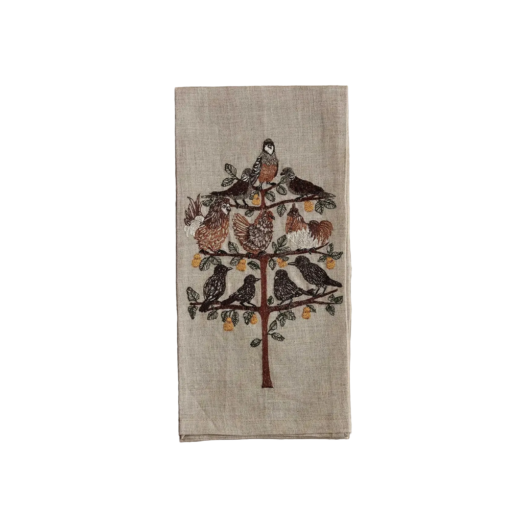 Partridge in a Pear Tree Tea Towel