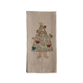 Christmas Tree Bear Tea Towel