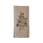 Christmas Tree Bear Tea Towel