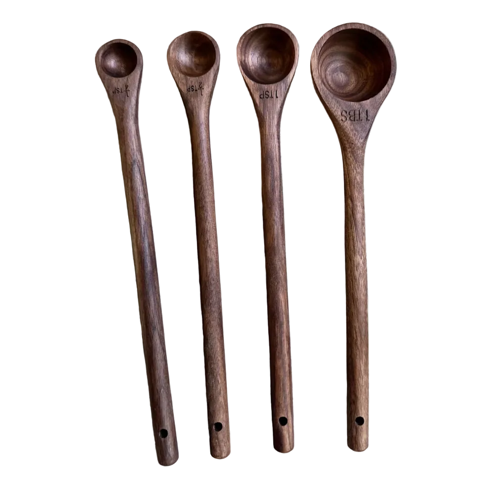 Walnut Measuring Spoon Set