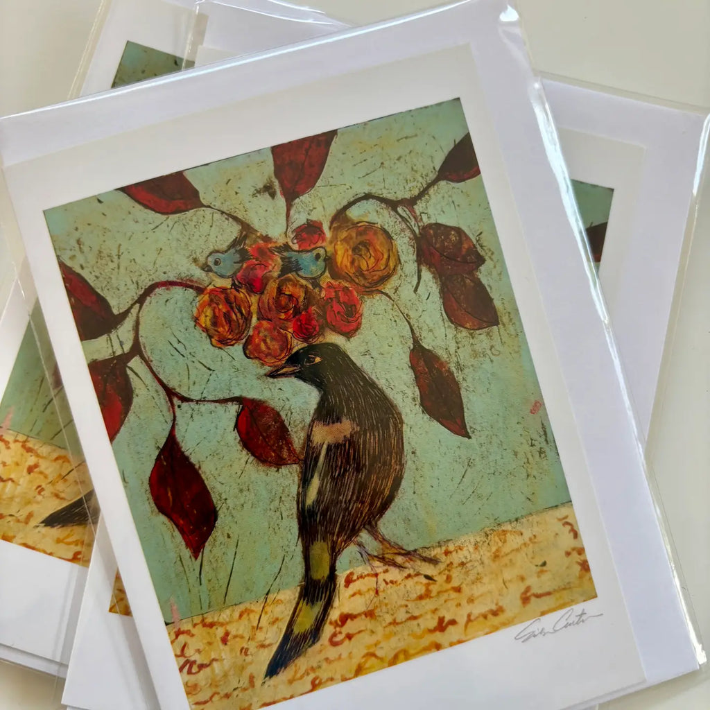 Black Bird Notecard