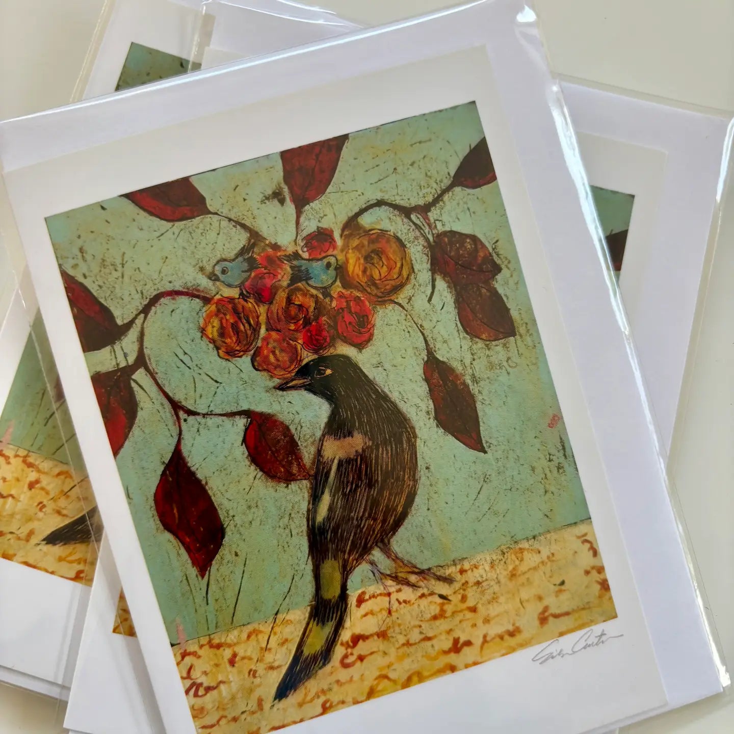 Black Bird Notecard