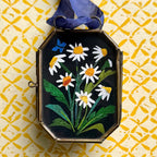Daisies with Butterlfy Art Locket