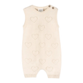 Hearts Pointelle Romper