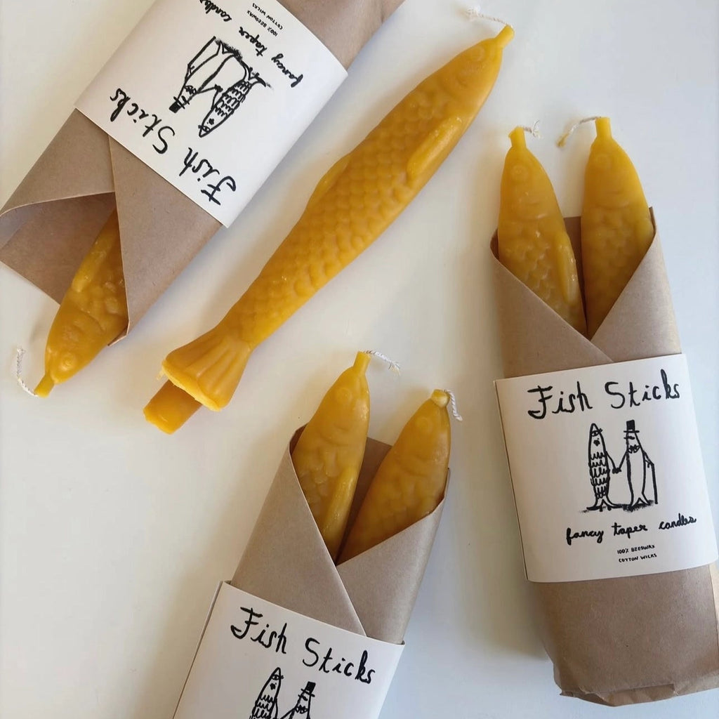 Fish Sticks Taper Candles