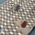 Check Knit Dog Overall