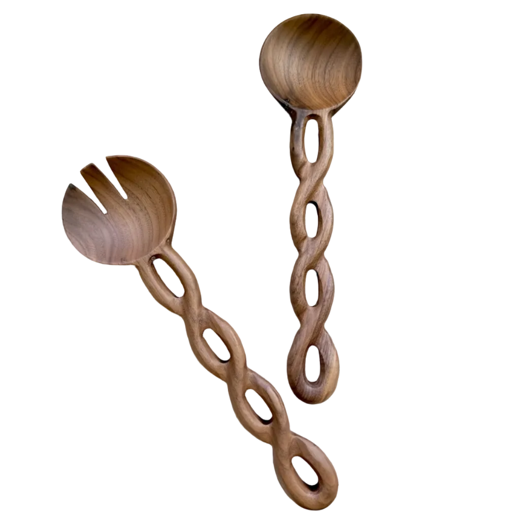 Walnut Salad Tongs