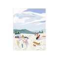 Skiers Holiday Card