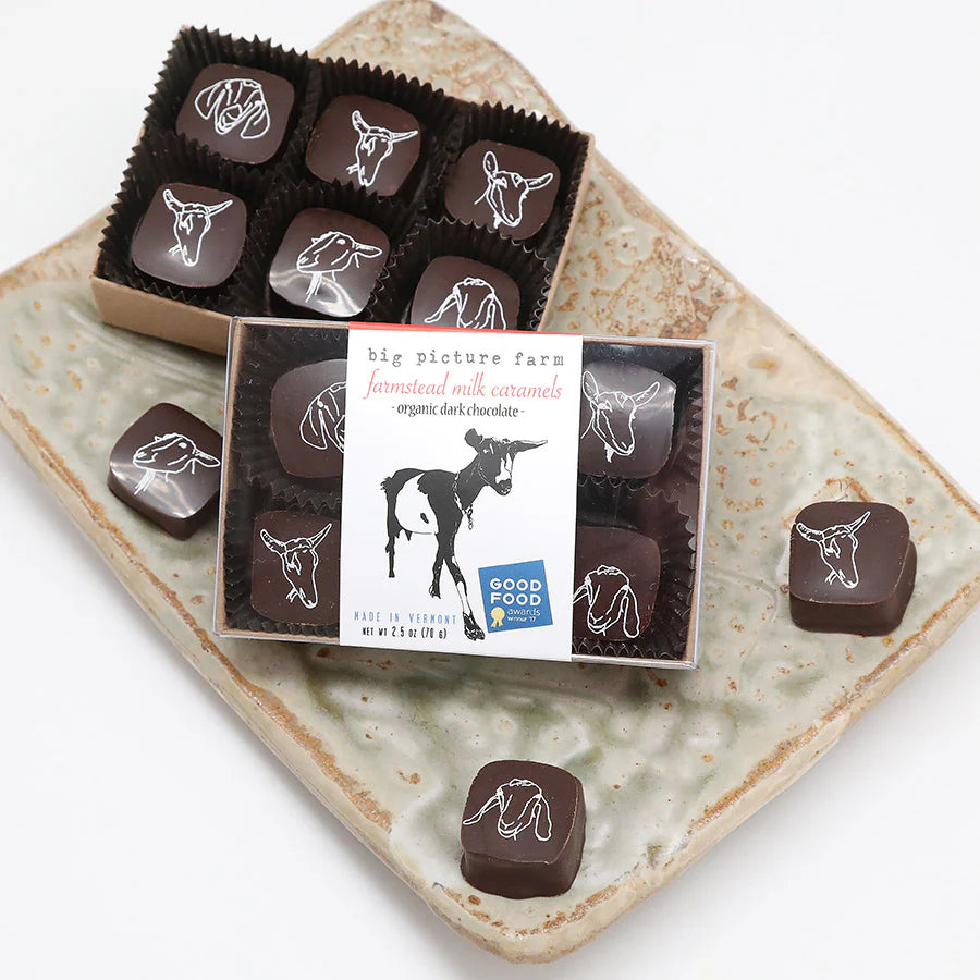 Chocolate Covered Goat Milk Caramels