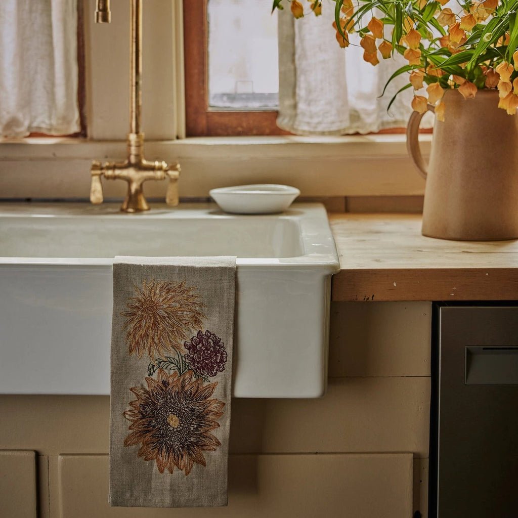 Sunflower Tea Towel