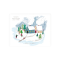 Winter Houses Holiday Card