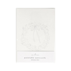 Christmas Cheer Paintable Notecards