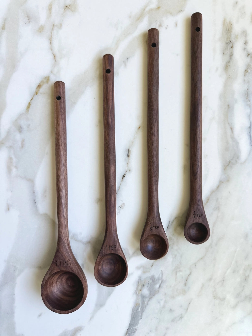 Walnut Measuring Spoon Set