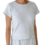 Le Bon Pointelle Baby Tee