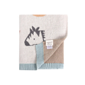 Alphabet Jacquard Knit Blanket