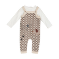 Check Knit Dog Overall