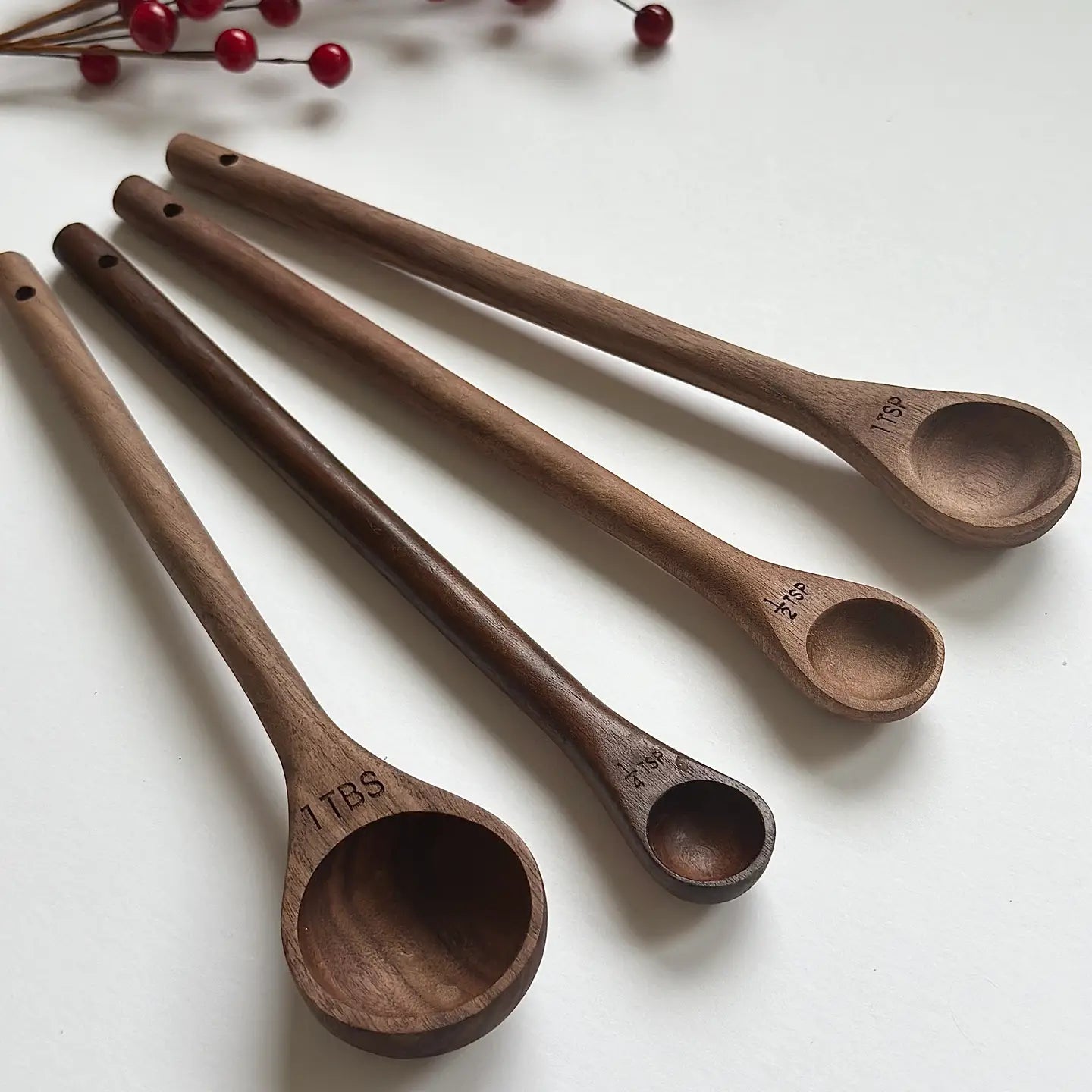 Walnut Measuring Spoon Set
