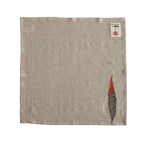 Pheasant Feather Dinner Napkin/Towel