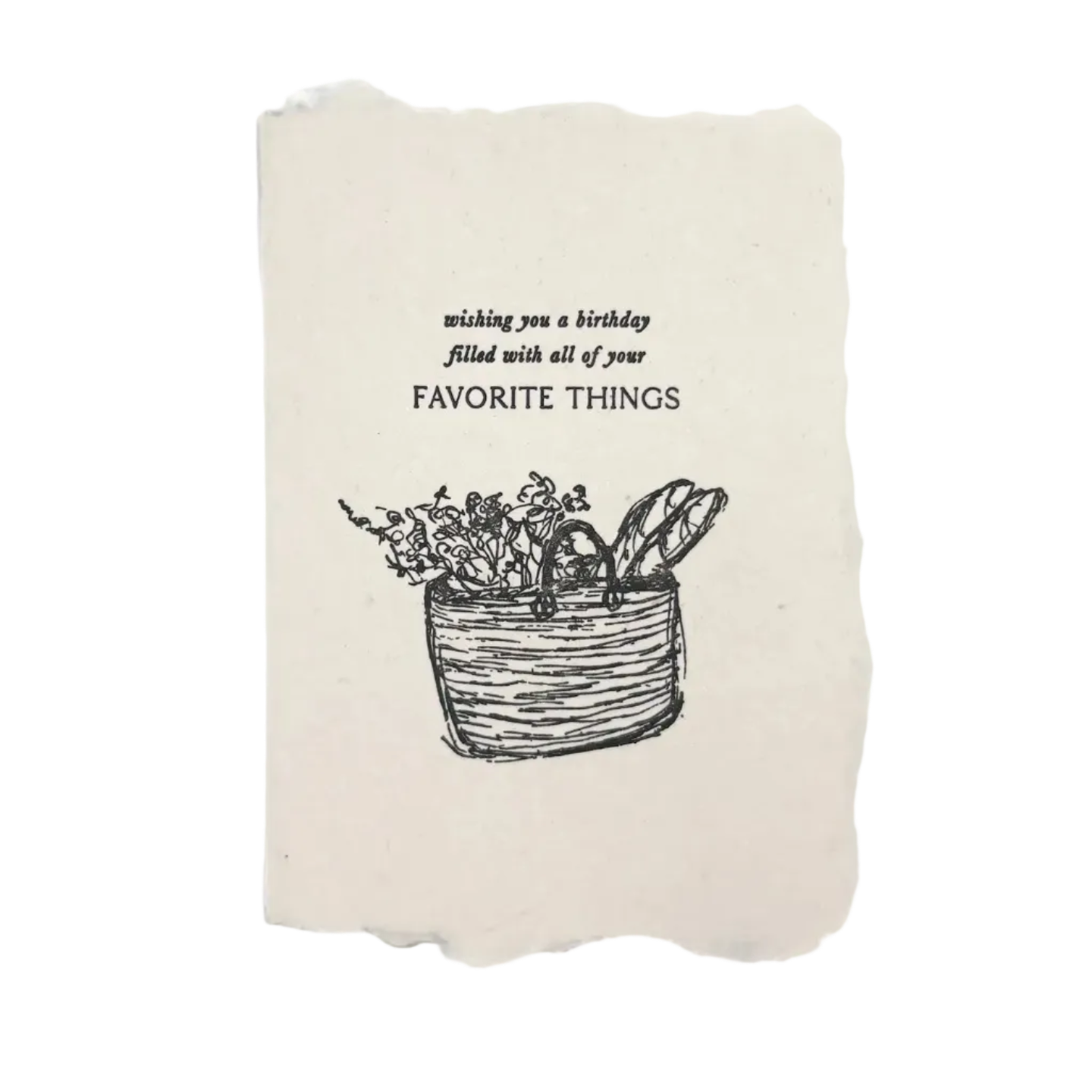 Birthday Basket Card