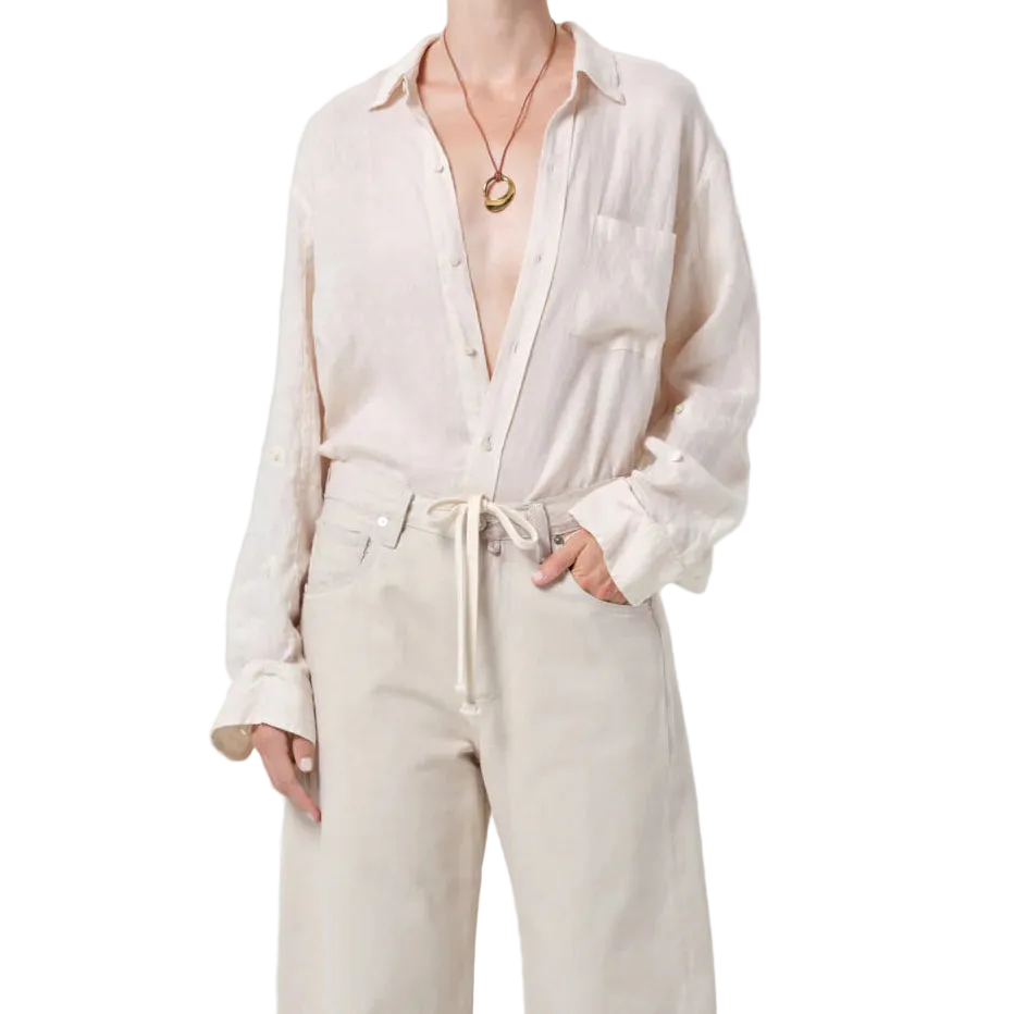 Kayla Shrunken in Linen