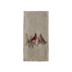Christmas Cardinals Tea Towel