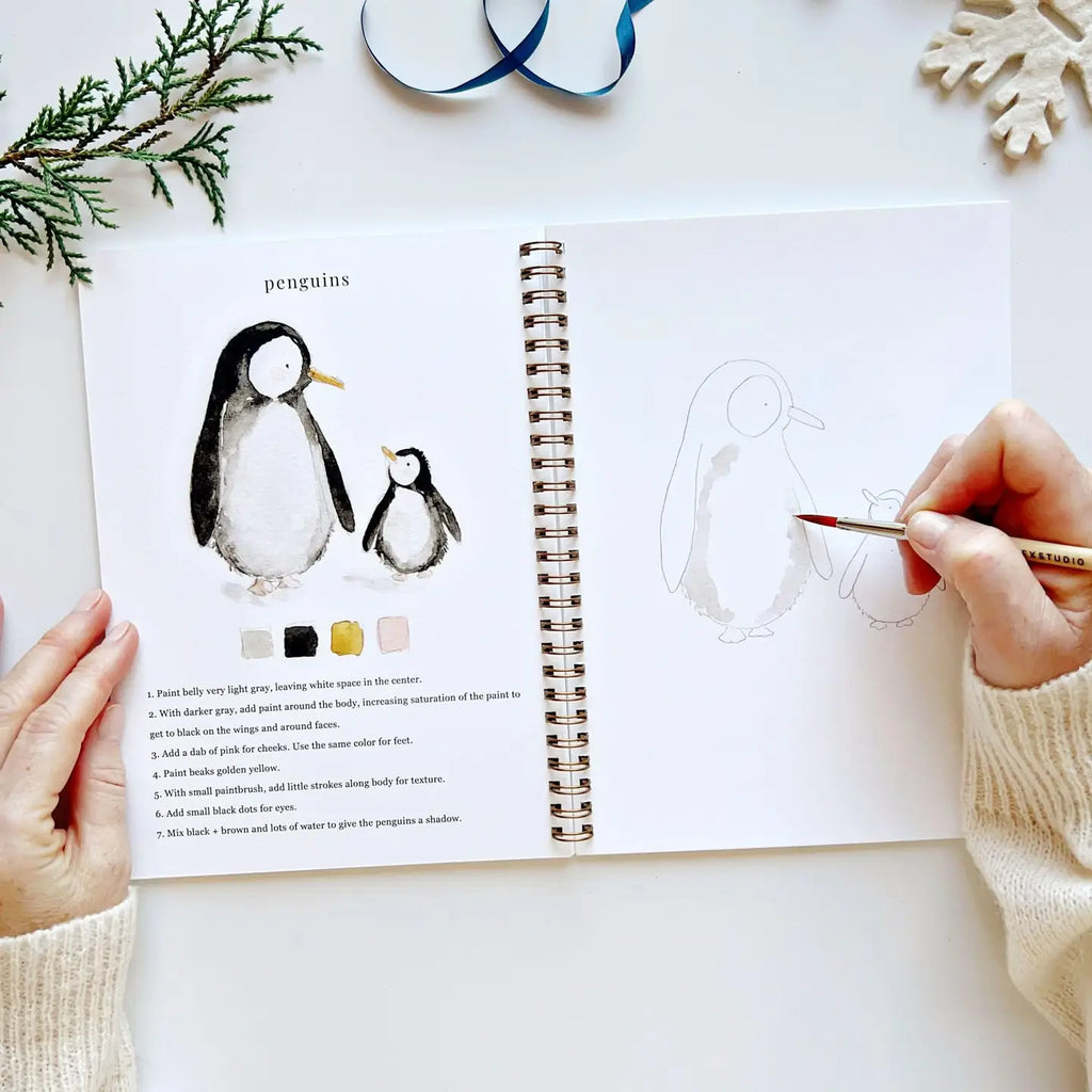 Winter Watercolor Notebook
