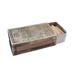 Stamped Silver Matchbox