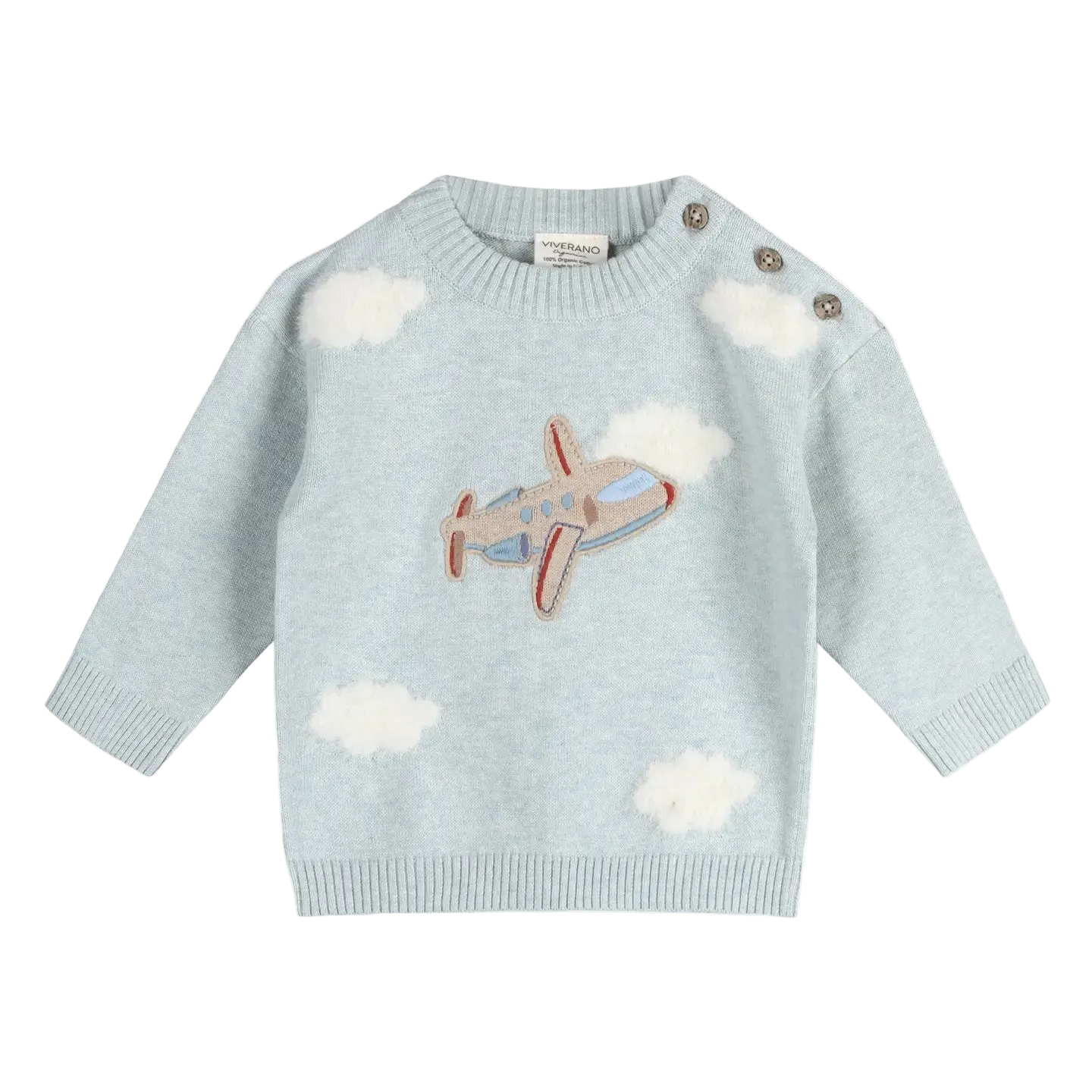 Airplane Knit Pullover Set
