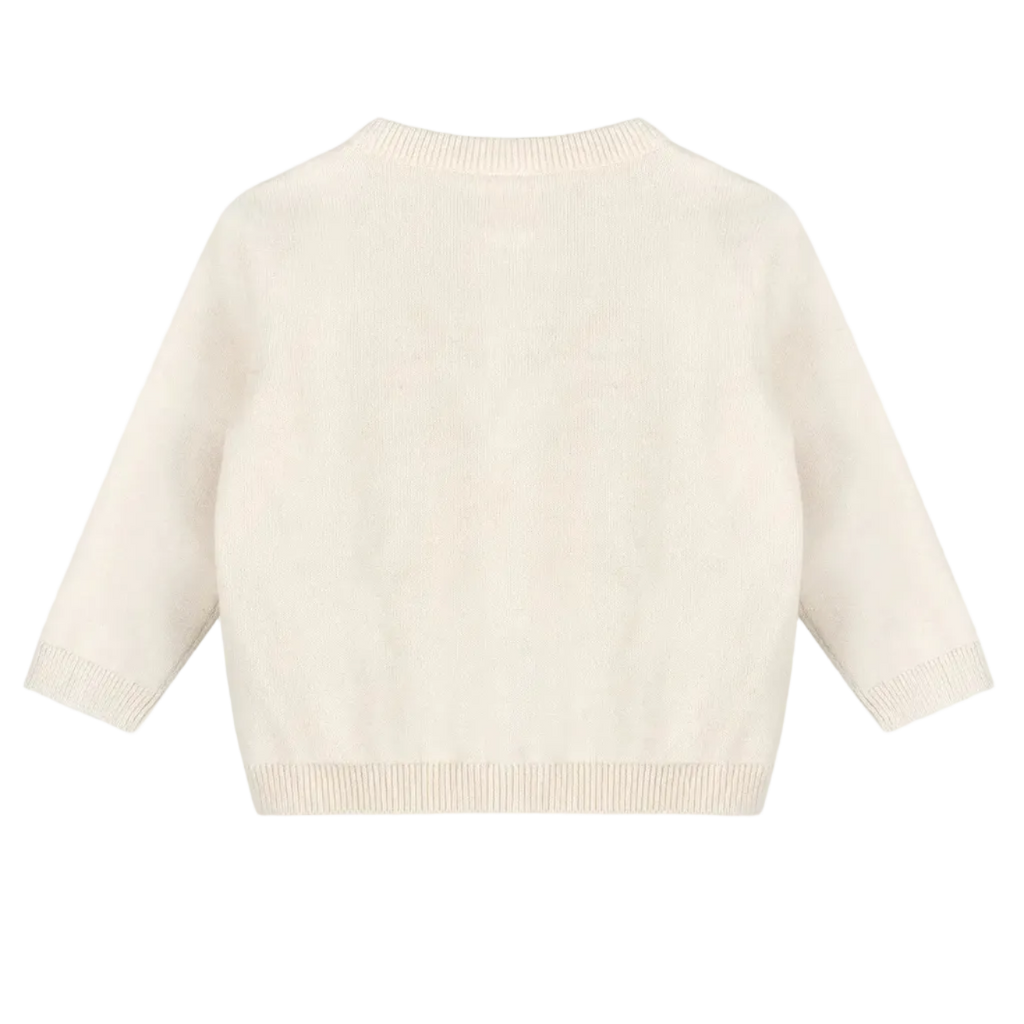Dino Embroidered Knit Cardigan