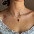 Golden Citrine Necklace