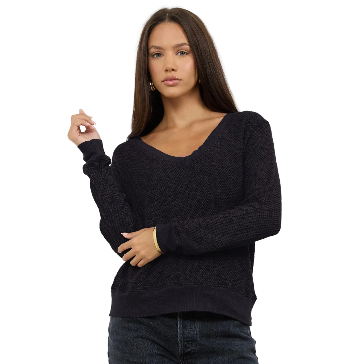 Gabrielle V-Neck Sweater